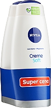 Zestaw - NIVEA Creme Soft (sh/gel/2x500ml) — Zdjęcie N1