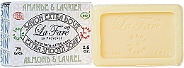 Wygładzające mydło w kostce z migdałami i wawrzynem - La Fare 1789 Extra Smooth Soap Almond & Laurel — Zdjęcie N1