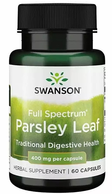 Suplement diety Liść papai, 400 mg - Swanson Full Spectrum Papaya Leaf — Zdjęcie N2