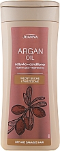 Odżywka z olejem arganowym do włosów suchych i zniszczonych - Joanna Argan Oil — Zdjęcie N1