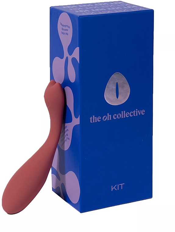 Wibrator dopochwowy i wibrator punktu G, koralowy - The Oh Collective Kit Vaginal & G-Spot Vibrator Coral — Zdjęcie N1