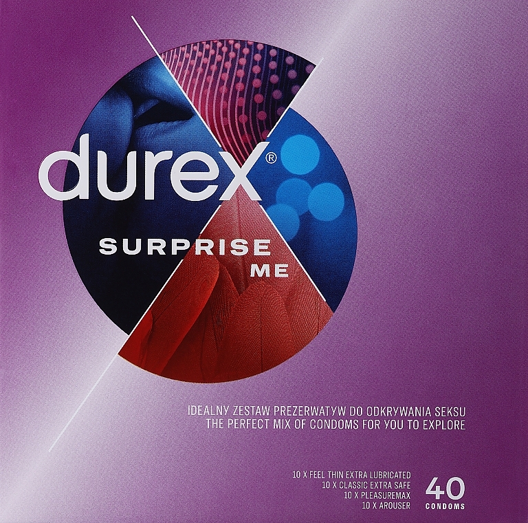 Zestaw - Durex Surprise Me Mix — Zdjęcie N1