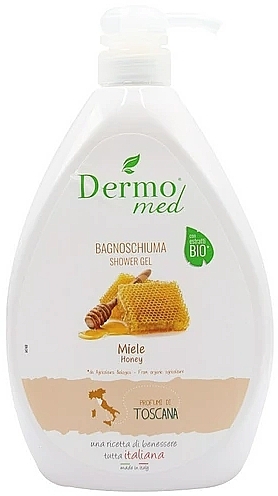 Żel pod prysznic Miód - Dermomed Bio Shower Gel Honey — Zdjęcie N1