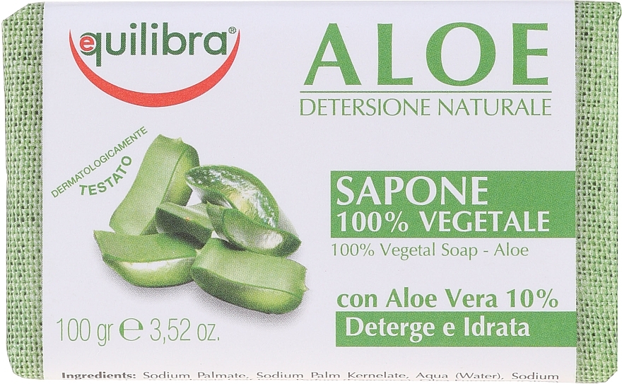 PRZECENA! Zestaw - Equilibra Aloe (cr/75ml + soap/100g) * — Zdjęcie N3