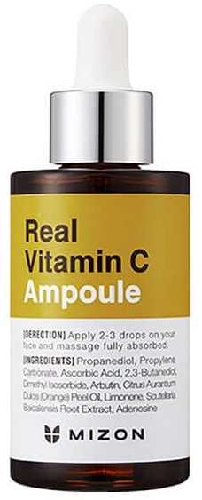 Nawilżające serum do twarzy z witaminą C - Mizon Real Vitamin C Ampoule — Zdjęcie N1