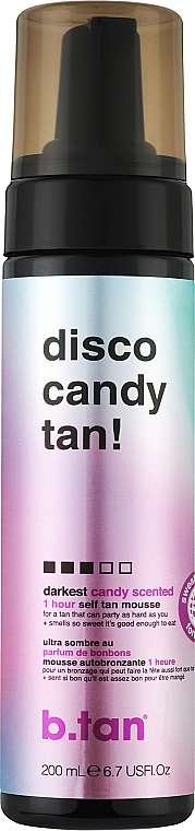 Pianka samoopalająca Disco Candy Tan - B.tan Self Tan Mousse — Zdjęcie N1