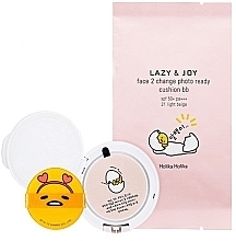 Cushion do twarzy - Holika Holika Gudetama Ver2 Lazy&Joy Fase 2 Change Photo Ready Cushion BB (uzupełnienie) — Zdjęcie N1