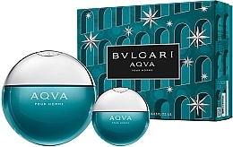 Bvlgari Aqva Pour Homme - Zestaw (edt/100ml + edt/mini/15ml) — Zdjęcie N1