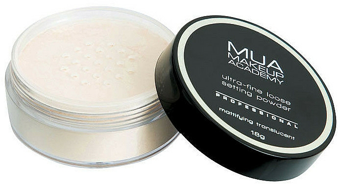 Matujący półtransparentny puder do twarzy - MUA Makeup Academy Professional Loose Setting Powder — Zdjęcie N1