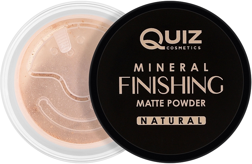 Mineralny puder sypki do twarzy - Quiz Cosmetics Mineral Finishing Matte Powder — Zdjęcie N1