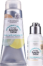 Kup Zestaw - L'Occitane Shea Baby Bath Set (sh/cr/75ml + b/milk/100ml)