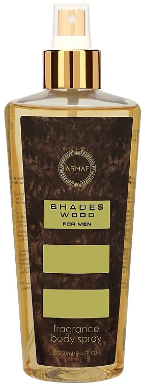 Armaf Shades Wood - Perfumowany spray do ciała  — Zdjęcie N1