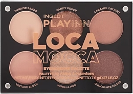 Kup Paleta cieni do powiek - Inglot Playinn Eye Shadow Palette Loca Mocca