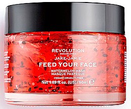 Kup Nawilżająca maska do twarzy Arbuz - Makeup Revolution Skincare X Jake Jamie Watermelon Hydrating Face Mask