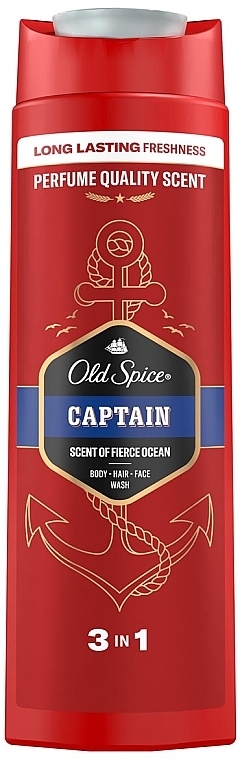 Żel pod prysznic i szampon 2 w 1 dla mężczyzn - Old Spice Captain Shower Gel + Shampoo