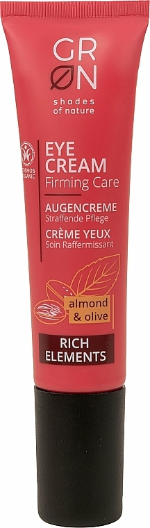 Krem pod oczy z ekstraktem z migdałów i oliwa z oliwek - GRN Rich Elements Almond & Olive Eye Cream — Zdjęcie N1