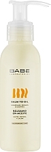 Emolientowe masło do ciała Emolientowy transformator - Babe Laboratorios Balm To Oil (travel size) — Zdjęcie N1