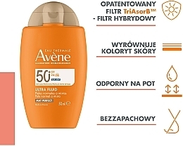 Fluid chroniący przed słońcem - Avene Eau Thermale Ultra Fluid Perfector SPF50+ — Zdjęcie N6