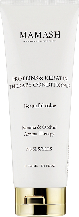 Ultralekka odbudowująca odżywka do włosów - Mamash Proteins & Keratin Theraphy Conditioner — Zdjęcie N1