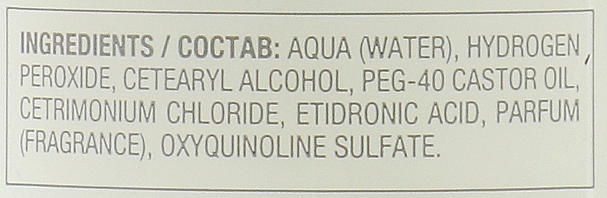 Utleniacz, 6% - Professional Liquid Oxygen 20 Vol — Zdjęcie N3