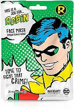 Maseczka w płachcie do twarzy Ogórek - Mad Beauty DC This Is A Job For Robin Face Mask — Zdjęcie N1