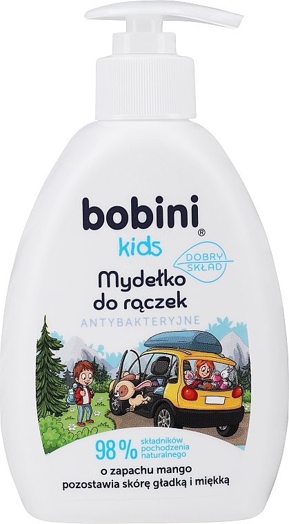 Antybakteryjne mydło do rąk o zapachu mango - Bobini Kids — Zdjęcie N1