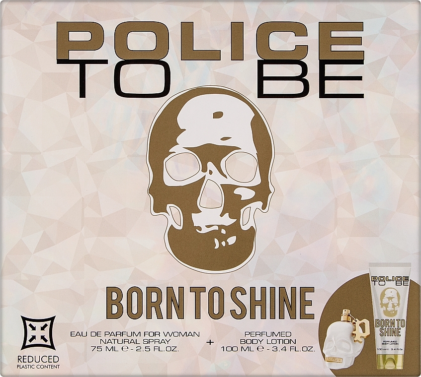 Police To Be Born To Shine Woman - Zestaw (edp/75ml + b/lot/100ml) — Zdjęcie N1