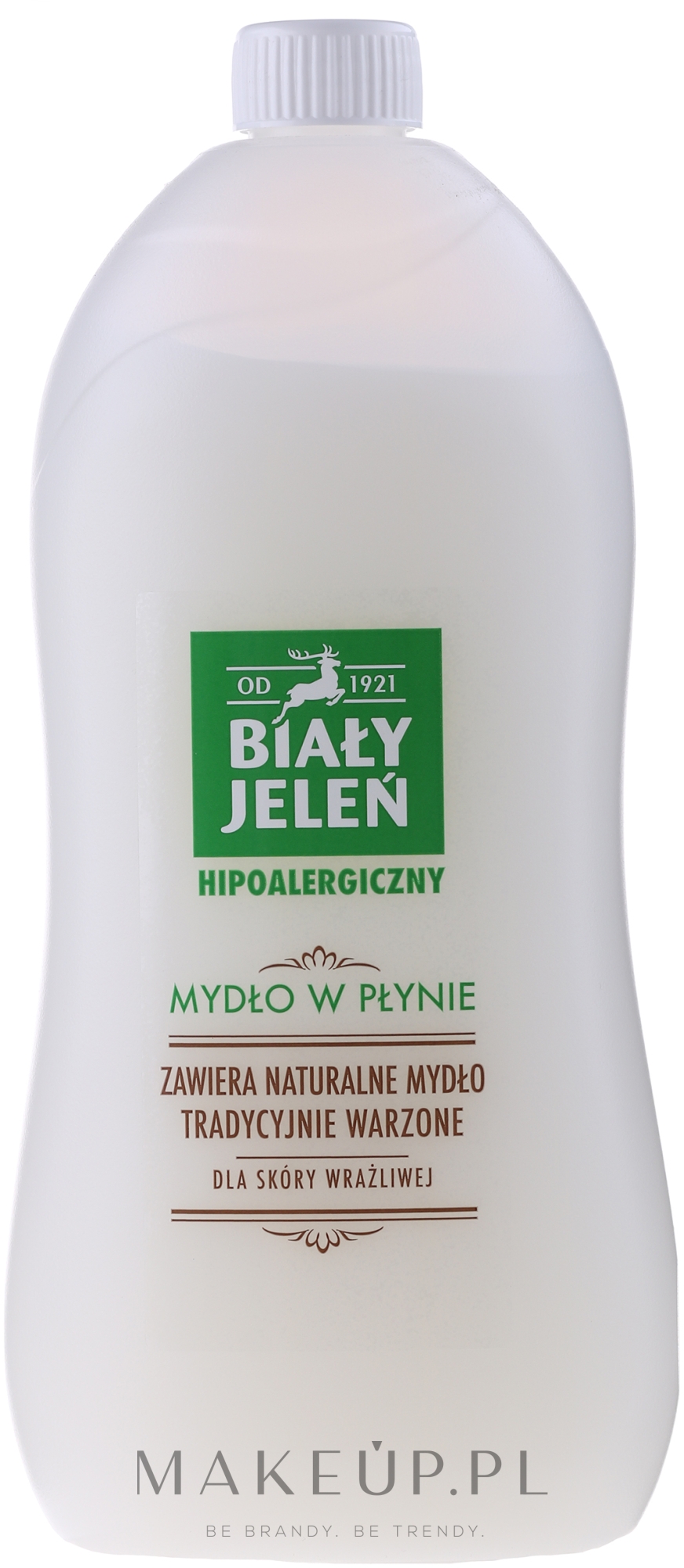 Hipoalergiczne mydło w płynie do skóry wrażliwej - Biały Jeleń (uzupełnienie) — Zdjęcie 1000 ml