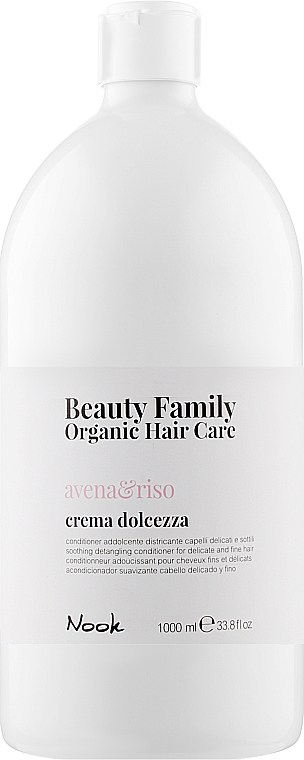 Odżywka do włosów cienkich, puszących się - Nook Beauty Family Organic Hair Care Cond — Zdjęcie N5