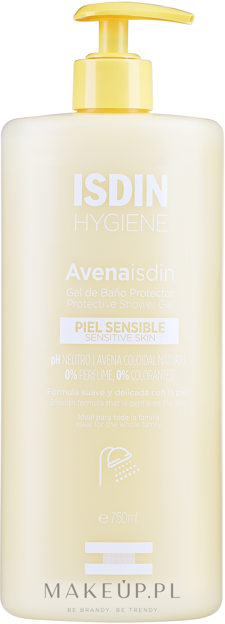 Żel pod prysznic do skóry wrażliwej - Isdin Avena Protective Bath Gel Sensitive Skin — Zdjęcie 750 ml