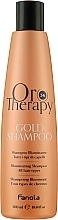 Szampon do włosów - Fanola Oro Therapy Gold Shampoo All Hair Types — Zdjęcie N1