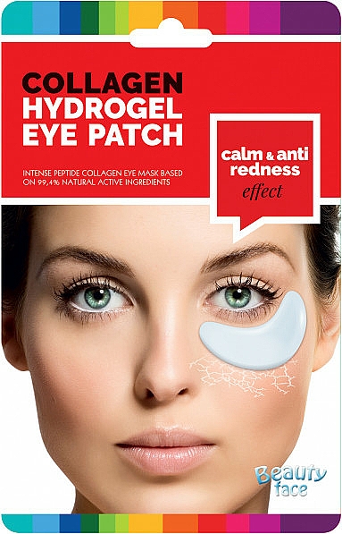 Płatki pod oczy z hydrożelu kolagenowego - Beauty Face Collagen Hydrogel Eye Patch — Zdjęcie N1