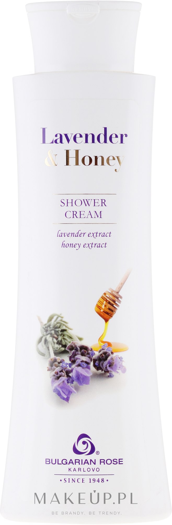 Krem pod prysznic Lawenda i miód - Bulgarian Rose Lavender & Honey — Zdjęcie 400 ml