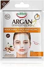 Arganowa maseczka przeciwstarzeniowa do twarzy - Equilibra Argan Face Mask — Zdjęcie N1