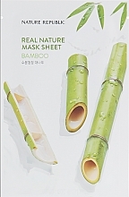 Kup Maseczka w płachcie z ekstraktem z bambusa - Nature Republic Real Nature Mask Sheet Bamboo