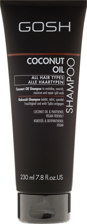 Szampon do włosów z olejem kokosowym - Gosh Copenhagen Coconut Oil Shampoo — Zdjęcie N1
