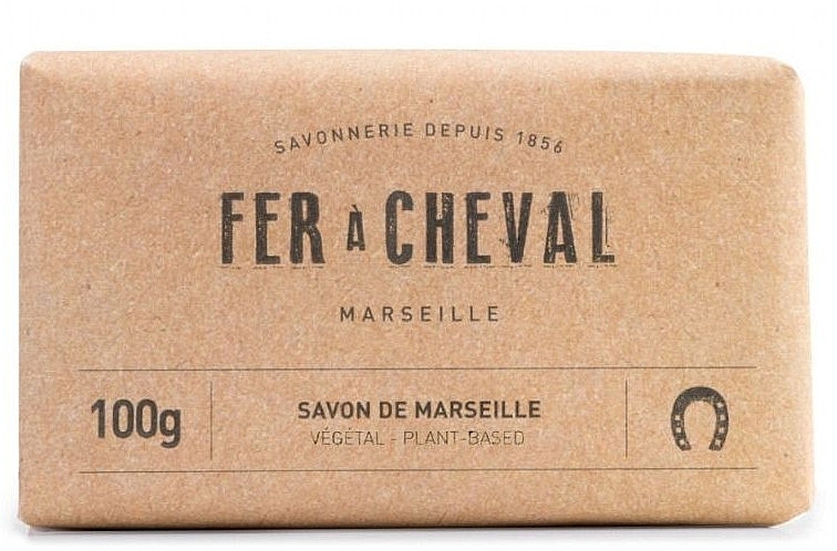 Naturalne mydło roślinne z Marsylii - Fer A Cheval Pure Olive Marseille Soap Bar — Zdjęcie N1