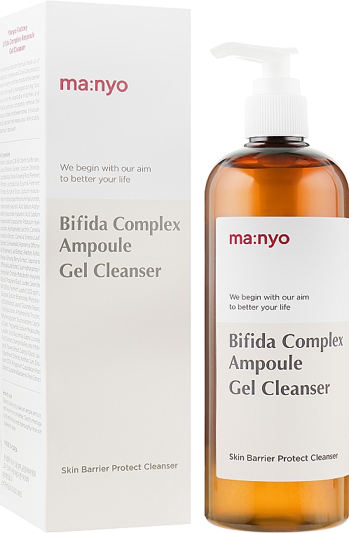 Ochronny żel do mycia twarzy z bifidobakteriami - Manyo Bifida Complex Ampoule Gel Cleanser  — Zdjęcie N2
