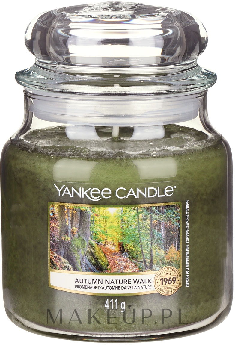 Świeca zapachowa w słoiku Jesienny spacer - Yankee Candle Autumn Nature Walk — Zdjęcie 411 g