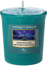 Świeca zapachowa wotywna - Yankee Candle Winter Night Stars Votive Candle — Zdjęcie N1