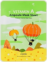 Odmładzająca maska do twarzy z witaminą A - Esfolio Vitamin A Ampoule Mask Sheet — Zdjęcie N1