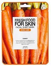Kup Maseczka w płachcie do twarzy oczyszczająca pory Marchew - Superfood For Skin Facial Sheet Mask Carrot Pore Care