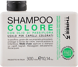 Kup Szampon do włosów farbowanych z olejkiem z marakui - Faipa Roma Three Color Shampoo