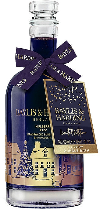 Płyn do kąpieli - Baylis & Harding Mulberry Fizz Luxury Babble Bath — Zdjęcie N1