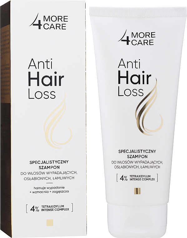Szampon do włosów słabych, łamliwych i wypadających - More4Care Anti Hair Loss — Zdjęcie N1