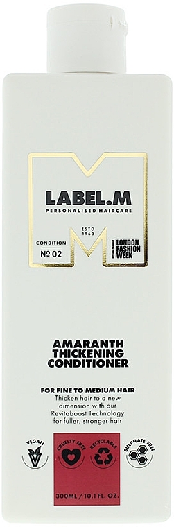 Odżywka do włosów - Label.m Amaranth Thickening Conditioner — Zdjęcie N1