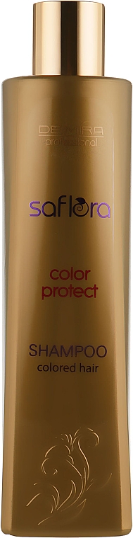 Szampon do włosów farbowanych i rozjaśnianych - Demira Professional Saflora Color Protect