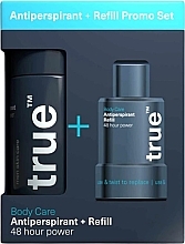 Kup Zestaw - True Men Skin Care Body Care (deo/75ml + refill/75ml)