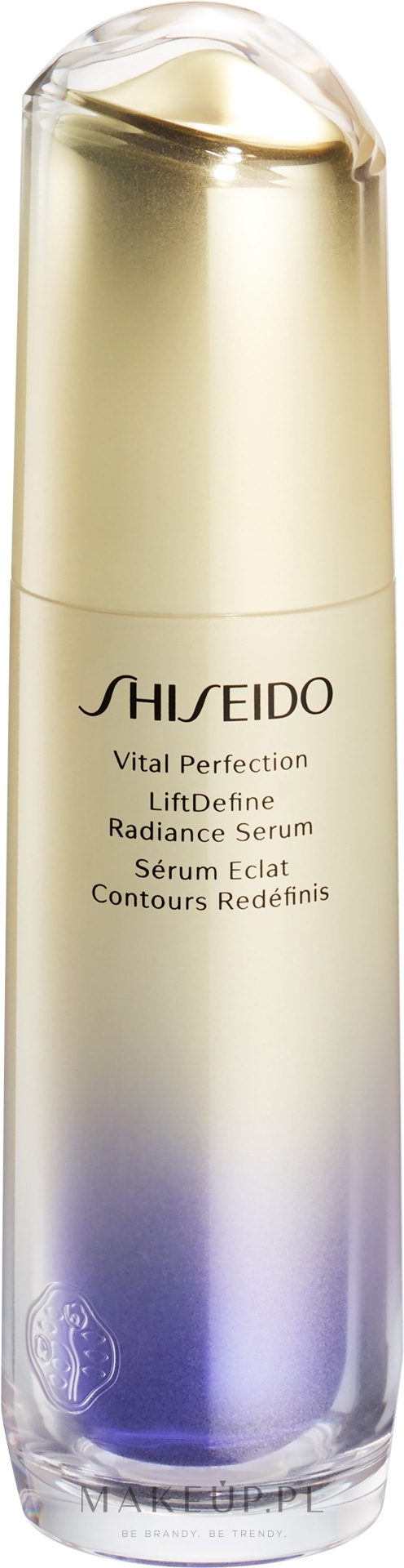 Ujędrniające serum do twarzy nadające młody wygląd - Shiseido Unisex Vital Perfection LiftDefine Radiance Serum — Zdjęcie 40 ml