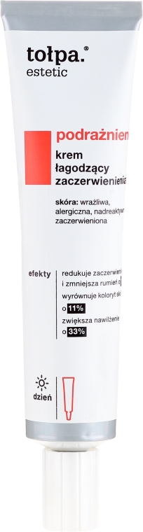 Krem łagodzący zaczerwienienia - Tołpa Estetic Cream — Zdjęcie N2